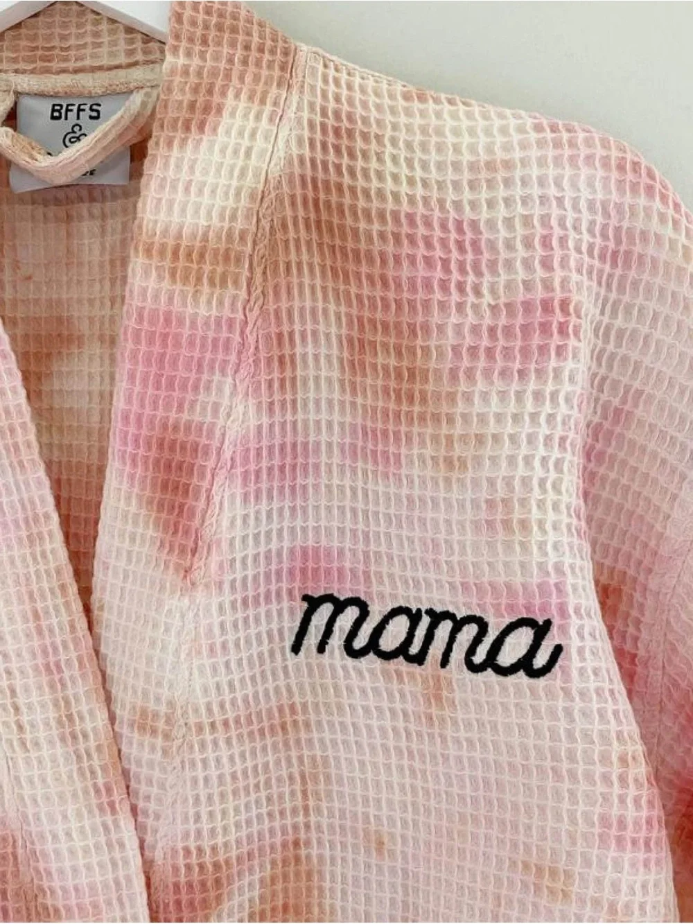 BFFS & Babes Embroidered “Mama” Full Length Robe | One Size | DUSTDYE ROSE